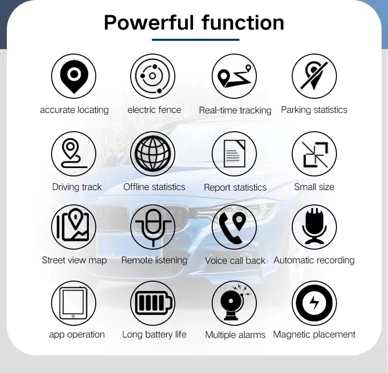 Portable GPS Mini Locator Real Time Tracker Automotive GPS Vehicle Tracker Anti-Theft For Cars Portable GPS Via Satellite  PG12