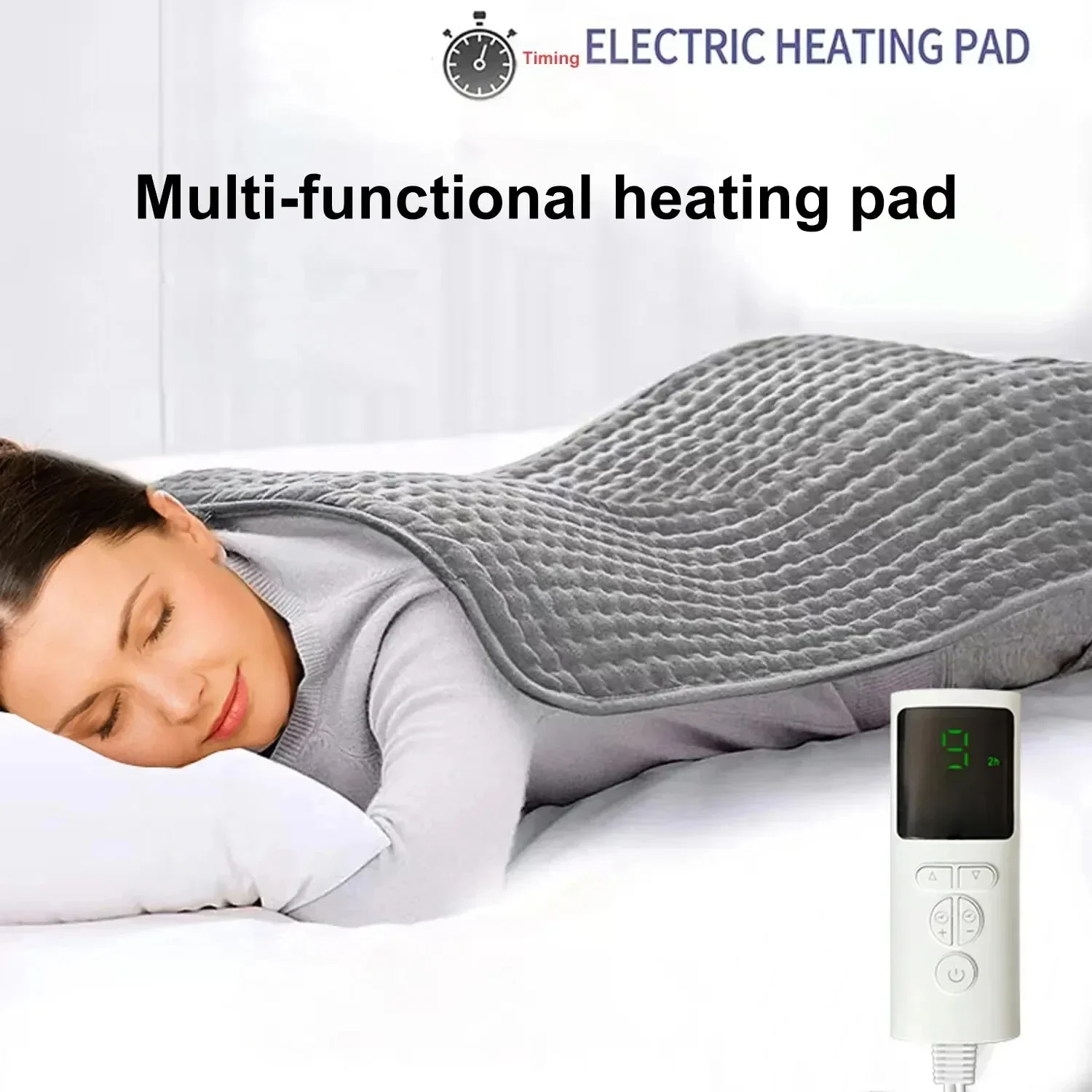 he go, this versatile heating pad offers customizable heat settings and a soft, plush fabric for maximum relaxation. Say goodbye