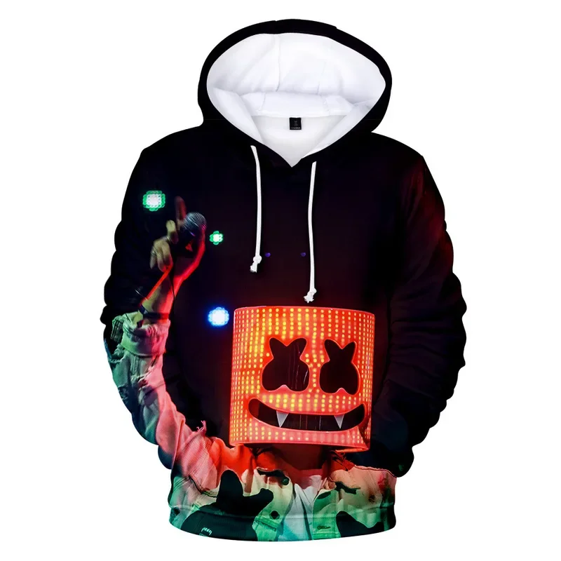 

Man's Hoodies DJ candy 3d Printed Hoodie Marshmello Sweatshirt Fashion Harajuku Cartoon Jacket children Coat Oversized pullover