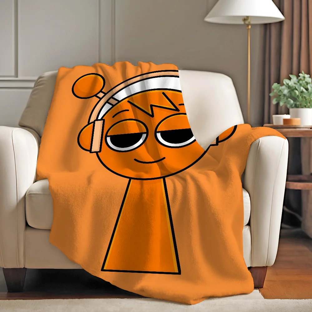 

Music Games S-sprunki Blanket Warm And Soft Suitable For Bedroom Living Room Sofa Bed Office Travel Camping