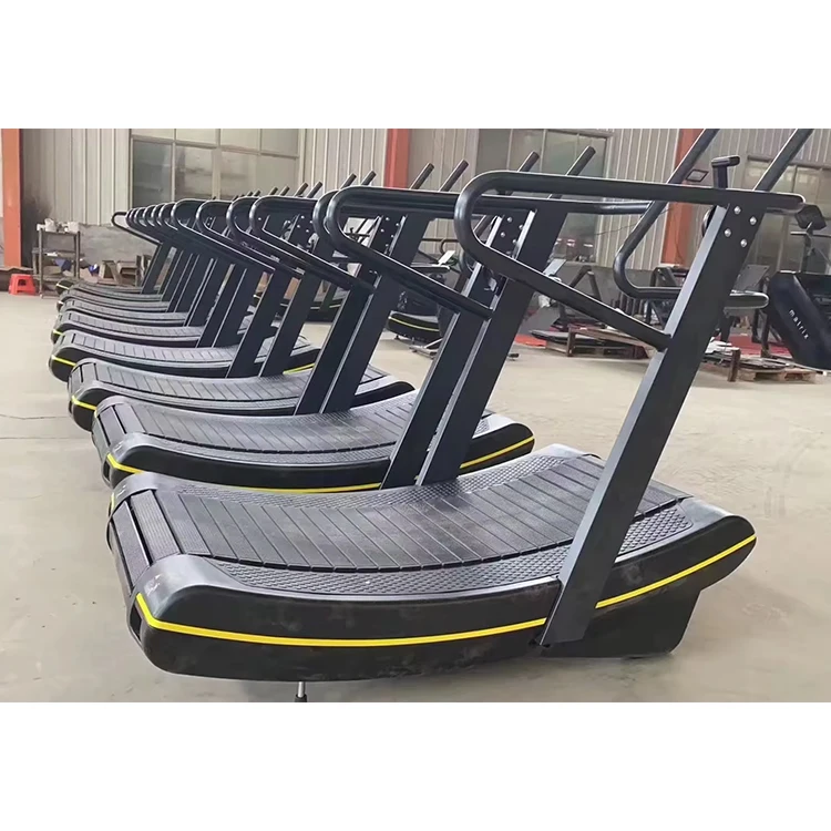 

Manual Non-Electric Curve Treadmill Gym Fitness Equipment with Cardio Bending Air Runner Mechanical Drive for Bodybuilding