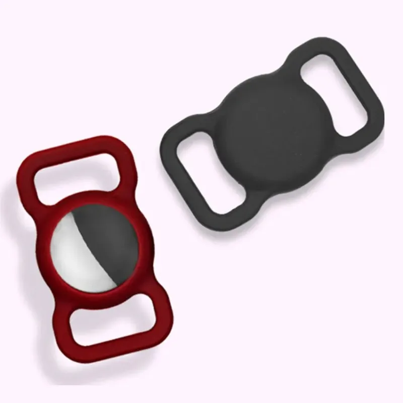 Pet GPS Tracker Silicone Case – For AirPods AirTag Collar Cover for Dogs & Cats, Fun Design Anti-Lost Protection