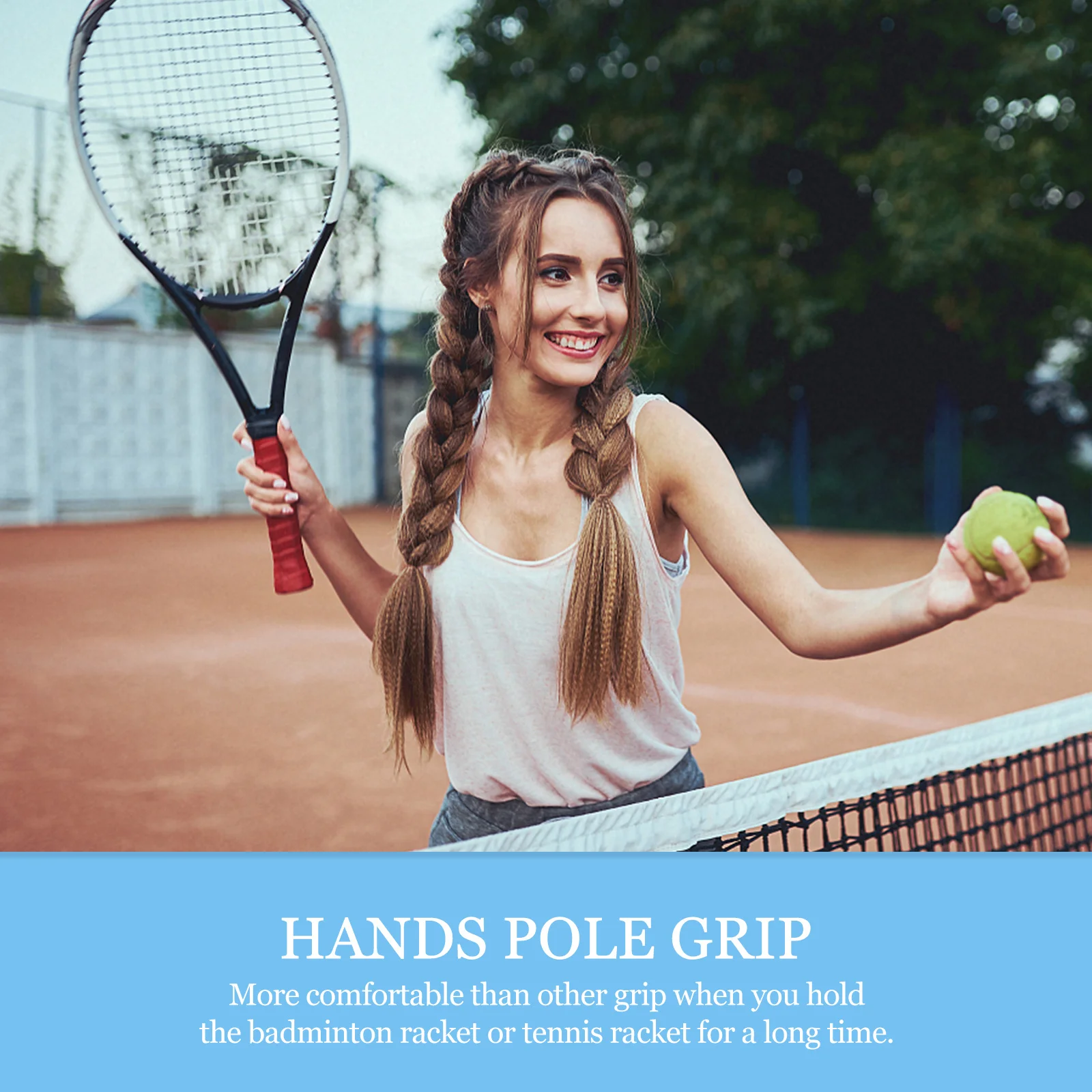 

6Pcs Tennis Badminton Overgrips Anti-Slip Sweat Absorption Racket Grip Tape Breathable Comfortable Sports Accessories