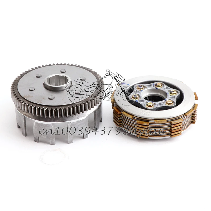 70 Teeth Clutch Engine 6 Slices Thick Gear  CG/CB200 Fit For ZS LC LF CG200 Water-cooled  Off Road Motocross LH-112