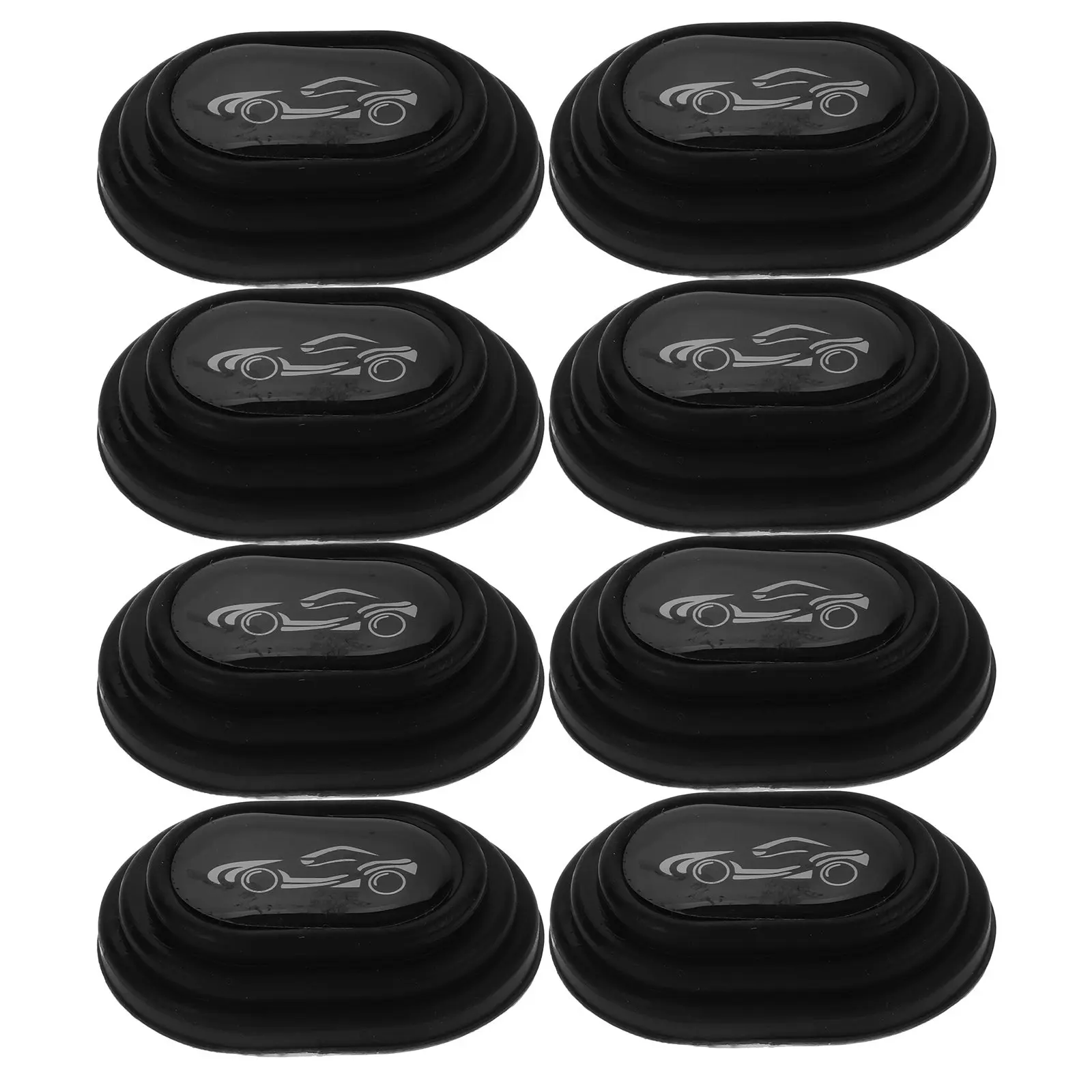 8Pcs Car Door Shock Absorber Silicone Bumper Guard Cushion Pad Car Door Protector Anti-Vibration Sticker Noise Reduction