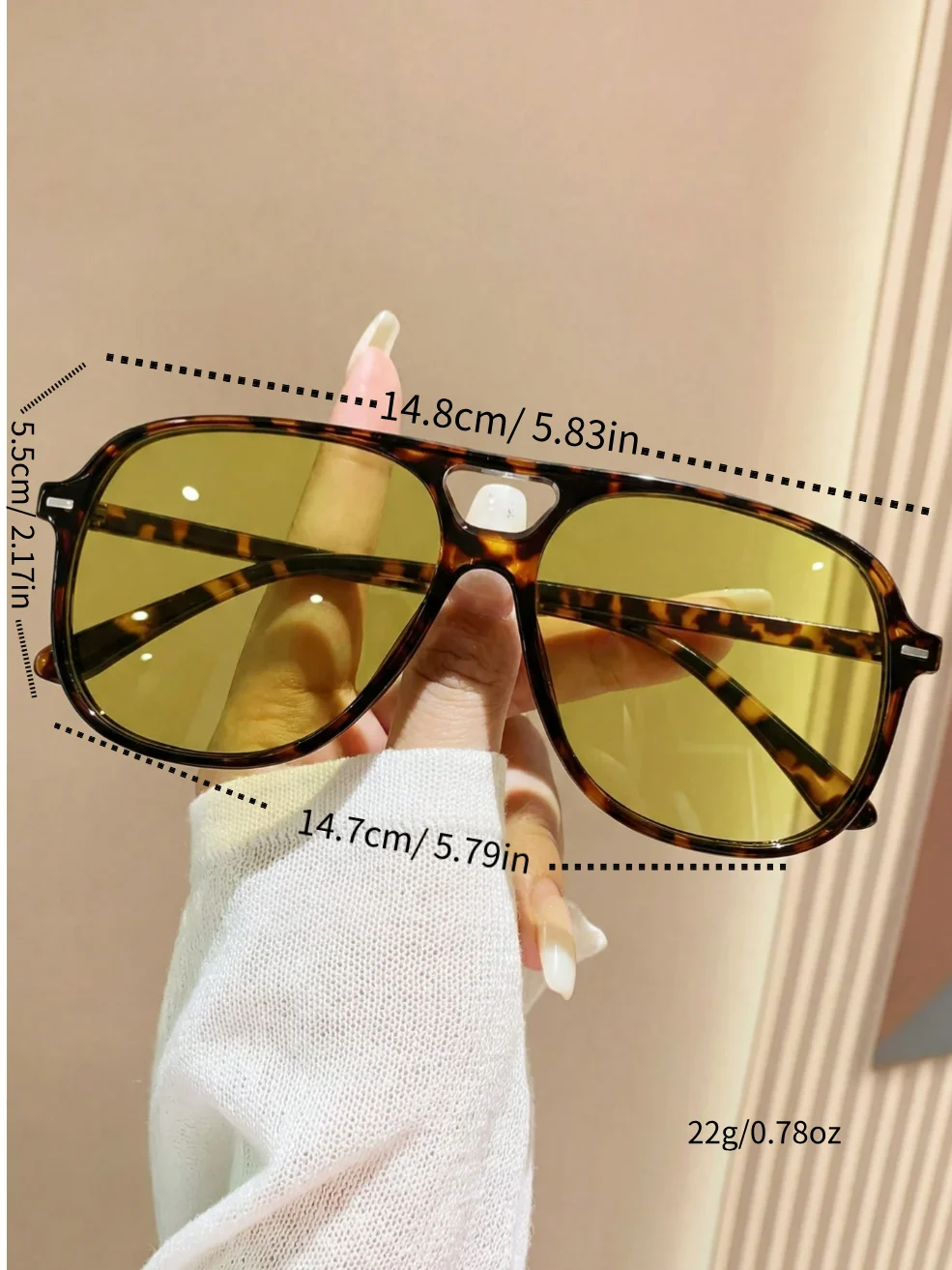 Unisex Leopard Print Aviator Sunglasses, Bohemian Style, Suitable for Festivals, Beaches, and Travel