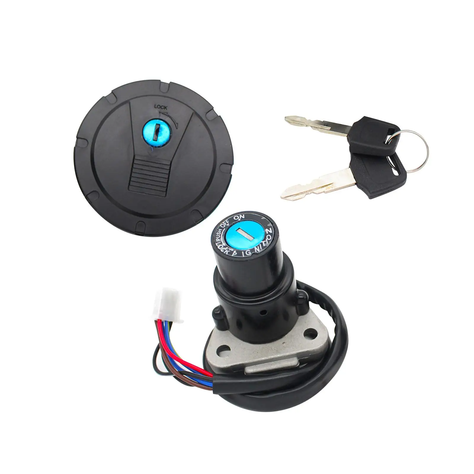 Motorcycle Ignition Switch Lock for Kawasaki Klr650 Klr 650 1987-2007