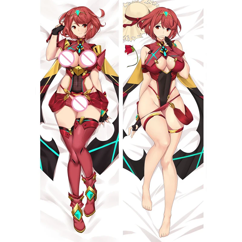 

New Pattern Game Xenoblade Chronicles Pneuma Homura Kos-mos Body Pillow Case Pillowcase Bedding Room