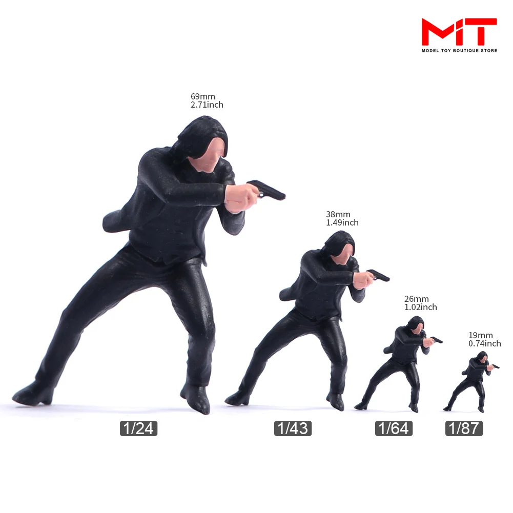 تمثال مصغر شخصية شخصية قاتل شخصية مطاردة ، نموذج ديوراما مطبوع ثلاثي الأبعاد ، الدعائم للمشهد الإبداعي ، تمثال ، من من من من من من ؟ ، من من من ؟ ؟