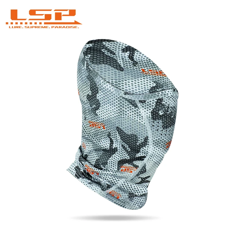 LSP Sommer UPF50 + anti UV Angeln Maske Eis Fühlen Atmungs Schnell Trocknend Hals Gamasche Angeln Schal Gesicht Maske Reiten outdoor Sport