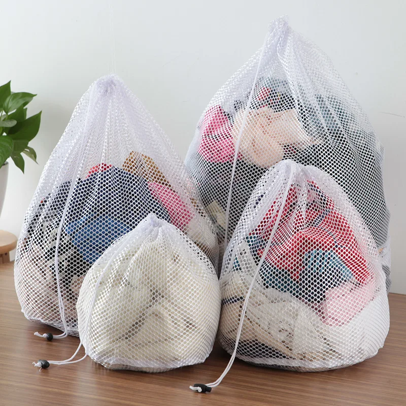 Washing Laundry Bag Set Mesh Organizer Net Dirty Bra Socks Underwear Shoe Storag Wash Machine Cover Clothes 30x40 50x60 60x80