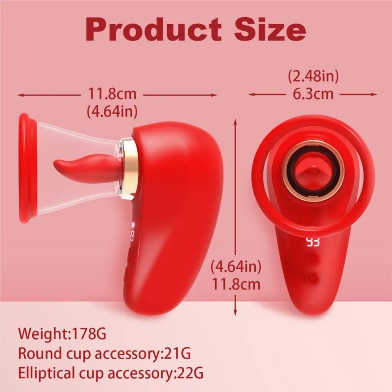 اللسان لعق مص الهزاز للنساء البظر فراغ مصاصة محفز الفم المهبل الحلمات تهتز الإناث الكبار الجنس لعب