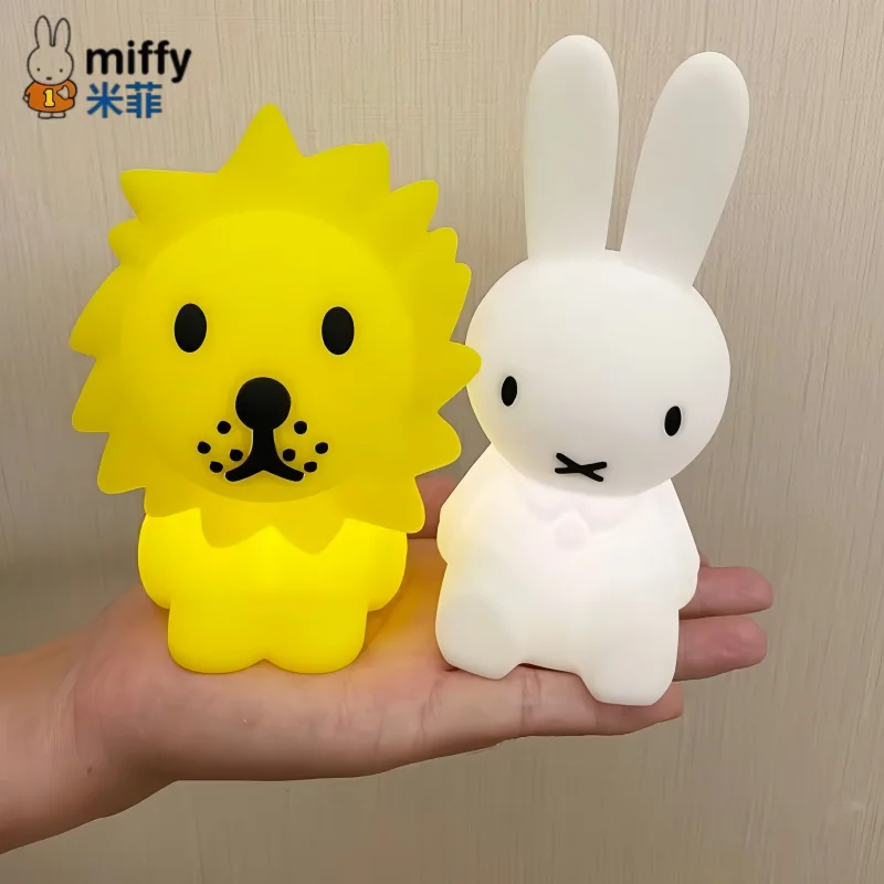 

В наличии: Набор мини-ночных светильников Miffy Rabbit Lion из силикона, подарочная серия классических коллекционных украшений с очаровательными фигурками.