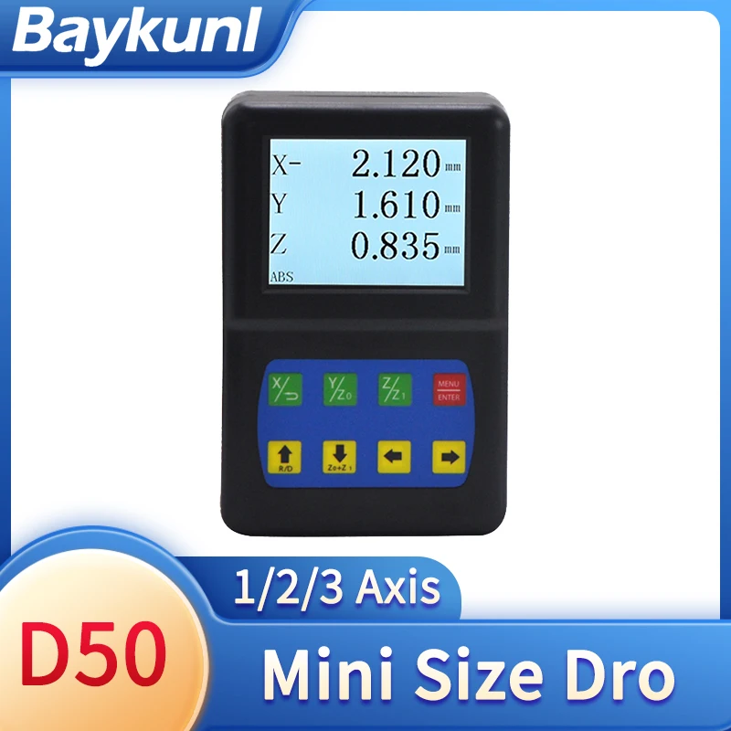 Dro Tela Lcd Leitura Digital Mini Tamanho Alta Precisão para Torno e Fresadora Eixos Preço Barato