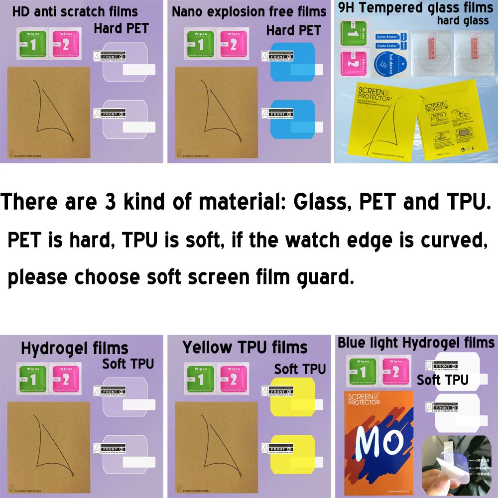2Pcs Screen Protector for Huawei Watch GT6 GT 5 GT4 Pro 46mm 41mm Runner Tempered Glass TPU Protective Screen Film Guard - view 2