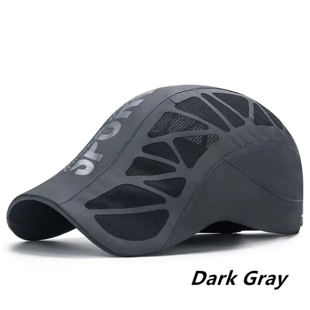 New Letter Print Quick Dry Hat Breathable Net Mesh Breathable Mesh Cap Sunshade Quick Dry Baseball Cap Golf Driving
