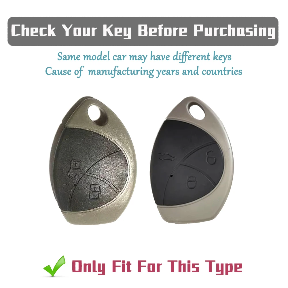 2/3 أزرار حافظة مفاتيح السيارة من البولي يوريثان غطاء لتويوتا ماليزيا Truguard VG إنذار كوبرا لرينو لوجان مفتاح حامل ملحقات السلسلة