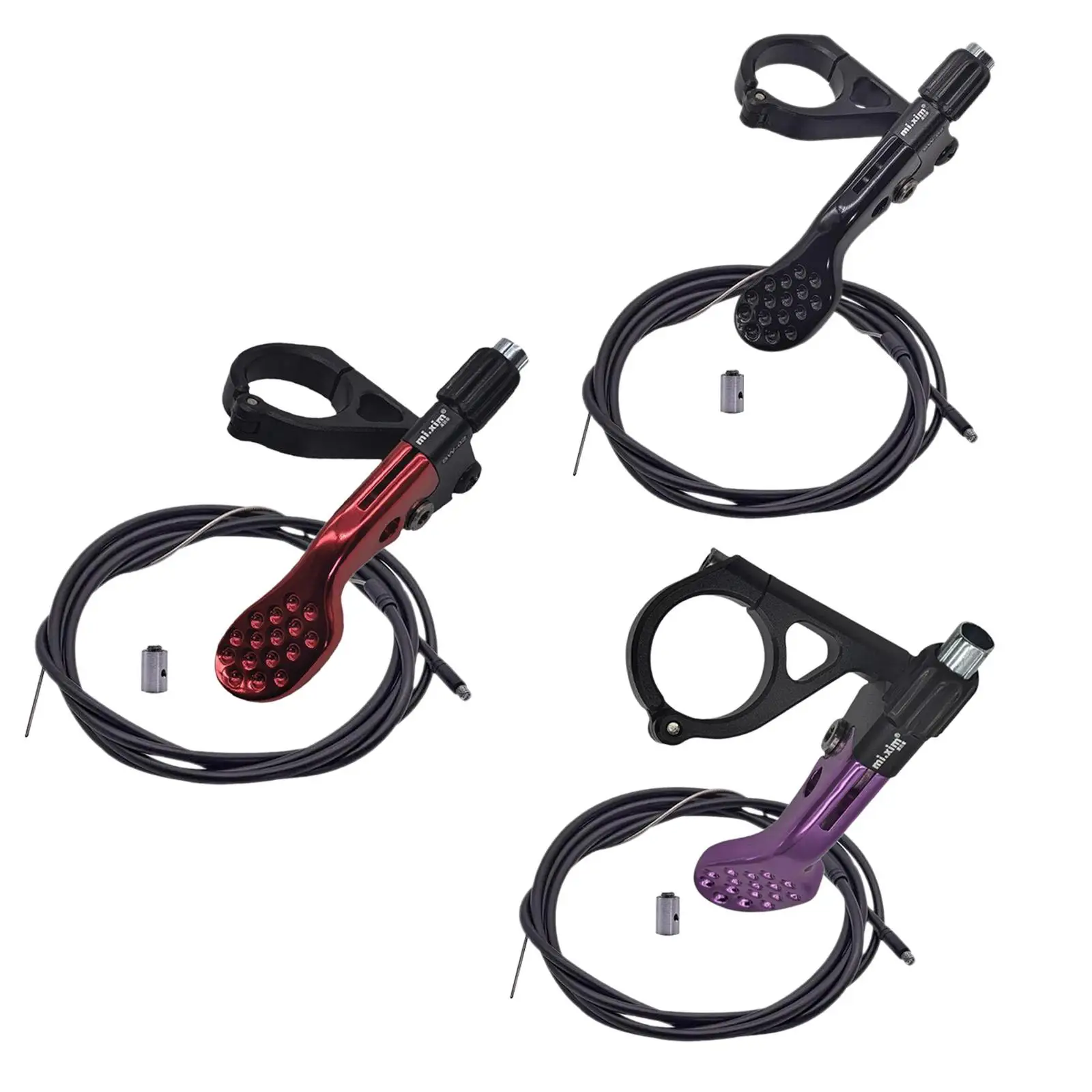 

Bike Seatpost Dropper Remote Control Lever Bicycle Seat Post Drop 22.2mm Handlebar Clamp Replace Parts for Sports Mountain Bike