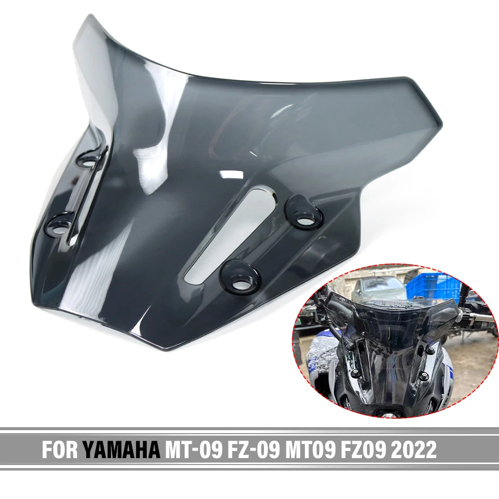 

For YAMAHA MT-09 FZ-09 MT09 FZ09 MT FZ 09 2022 fz09 mt 09 Windshield Windscreen Motorcycle Accessories Wind Deflectors