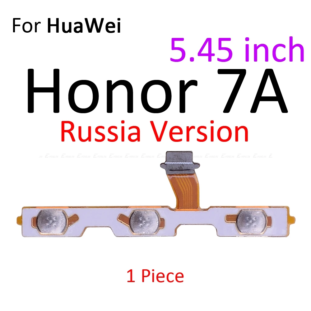 Volume Button Power Switch On Off Key Ribbon Flex Cable For HuaWei Honor Play 8A 7A 7C 7X 7S 6A 6C 6X 5C Pro Replacement Parts