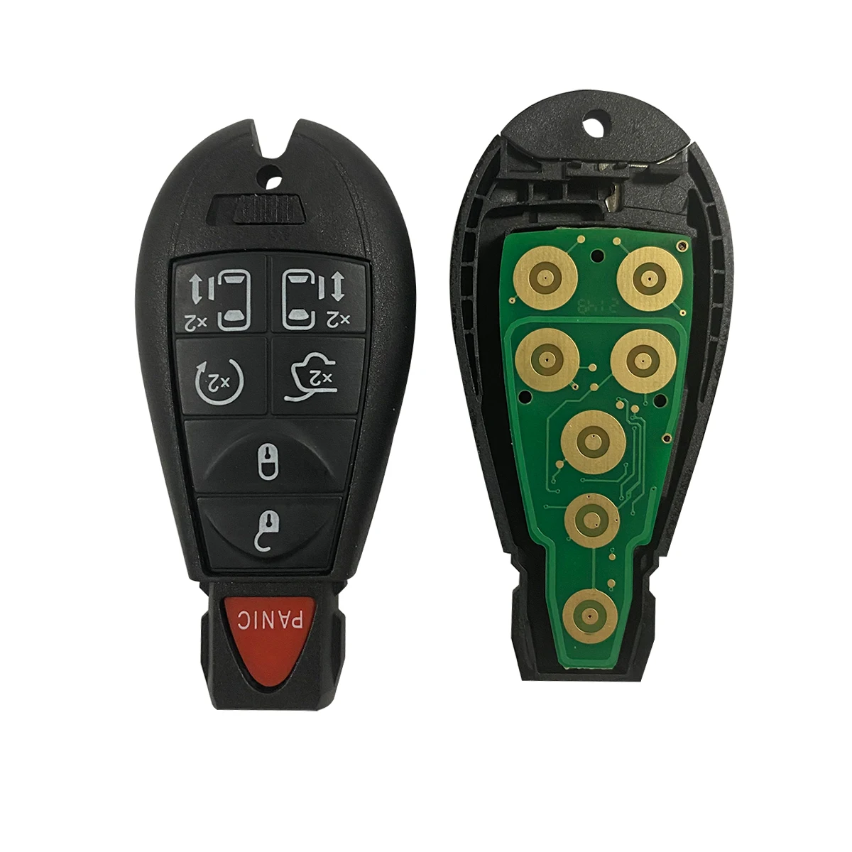 BEST KEY Car Remote Control Key For Jeep Dodge Chrysler Town Country  ID46 433MhzM3N5WY783X IYZ-C01C Replacement Smart Card