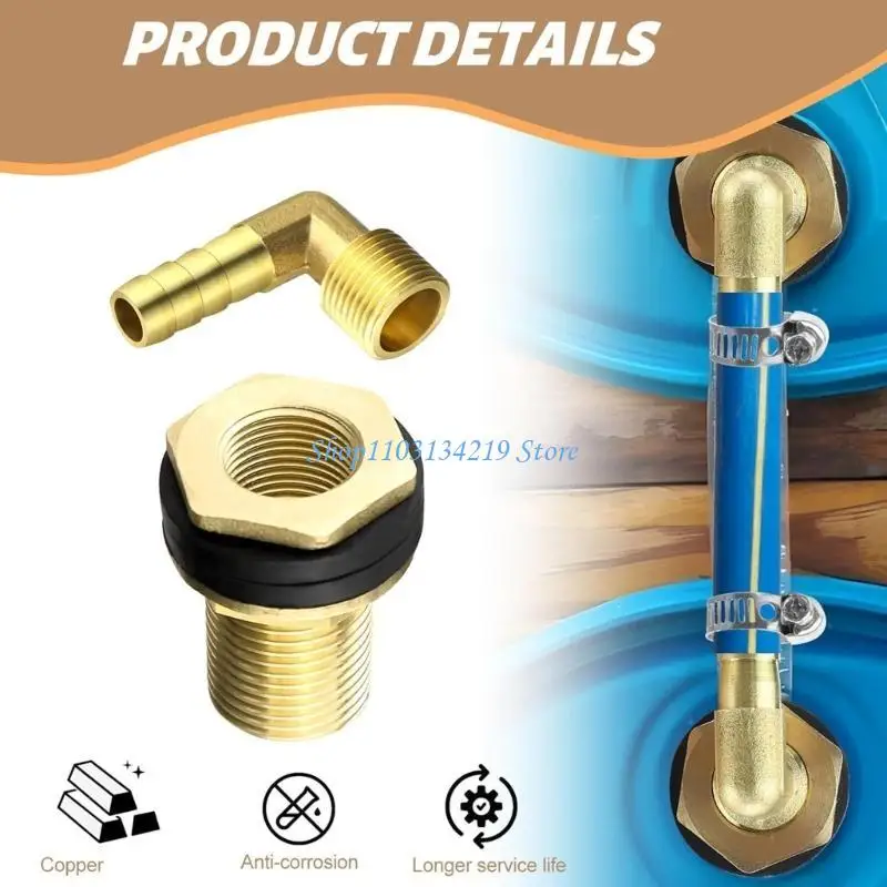 Connecteurs filets en laiton N5KC Connecteurs