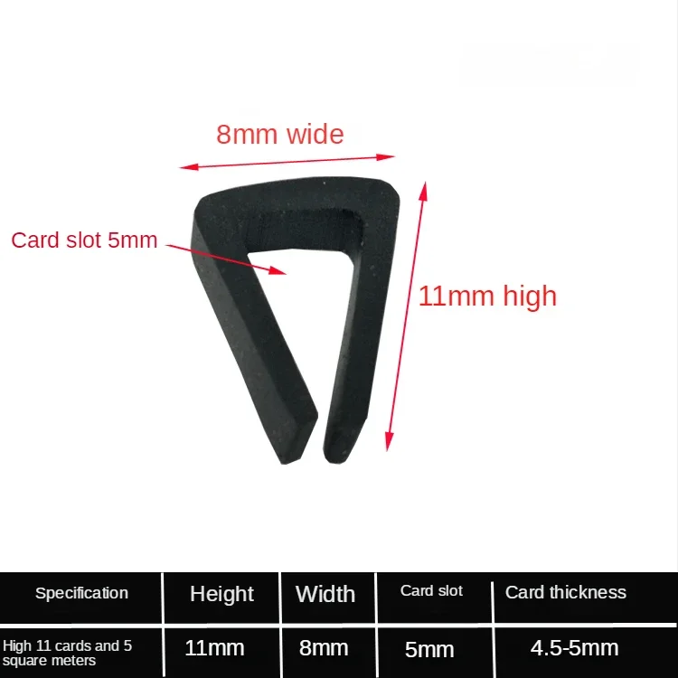 2/5/10/15/20 meter zwarte rubberen randstrip U-sectie Anti-oliekeerring Edge Shield Encloser Binnenbreedte 0,5-10 mm Hoog 5-15 mm