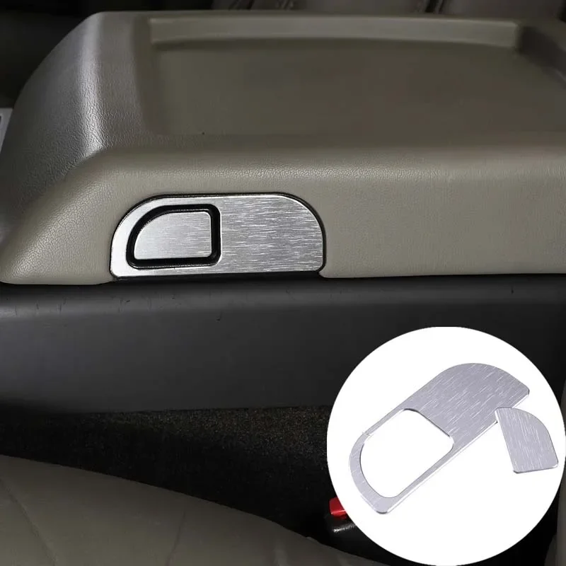 

For Hummer H2 2003-2007 aluminum alloy silver car center control armrest box switch sequin decorative sticker car accessories