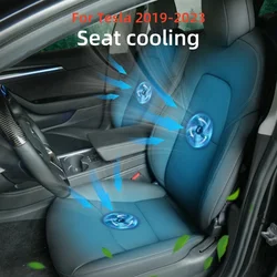 Car Seat Blower Suitable for Tesla Model 3 Model Y Front Seat Heating Backrest Cooling Ventilation Motor Special Button Control