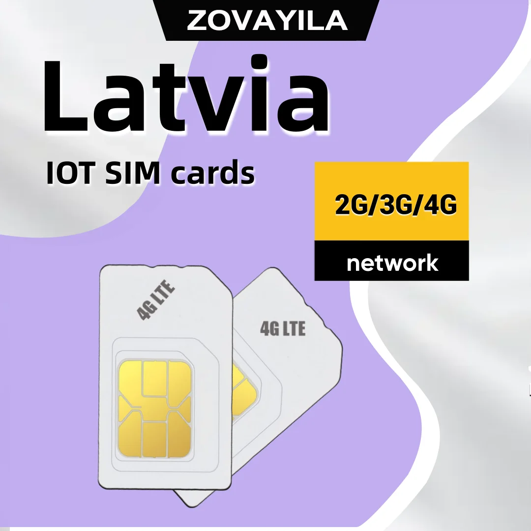 2G/3G/4G SIM card Latvia is suitable for global remote walkie talkies without contract or monthly rent for 360 days ZOVAYILA