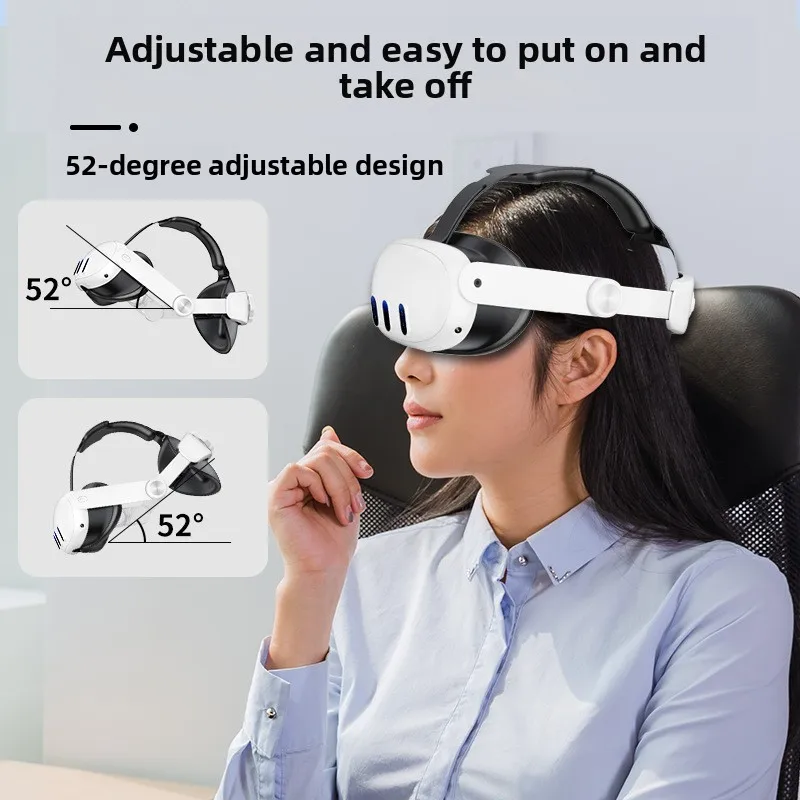 For Mate Quest 3/3S Upgrades Elite Headband Comfortable VR Head Strap for Quest3 VR Accessories Alternative Head Strap Ergonomic