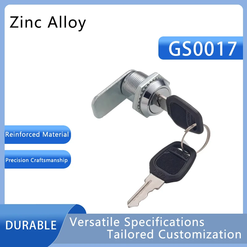 

Zinc Alloy Tongue Lock Mailbox Lock Iron Cabinet Small Round Lock Drawer Lock Key Open