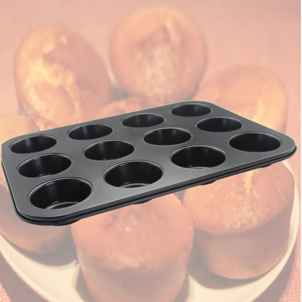 Gold Round Heavy Duty Steel Baking Tray Rectangular Grill Pan Oven Bread Cake Mould Baking Tool Durable Bakery Accessories