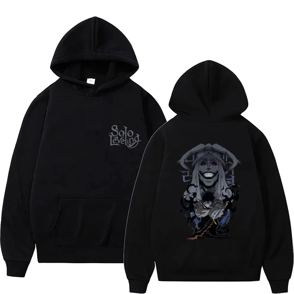

Solo Leveling Manga Sung Jin Woo Hoodie Men Women Plus Size Hip Hop Sweatshirts Long Sleeves Comfortable Fleece Warm Streetwear
