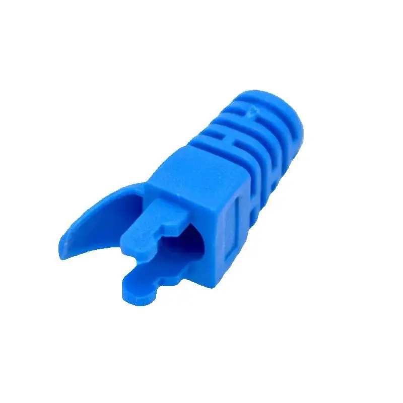 10 Uds. Conectores modulares RJ45 RJ48, funda de garra colorida para una instalación de redes segura y fácil, venta al por mayor de fábrica
