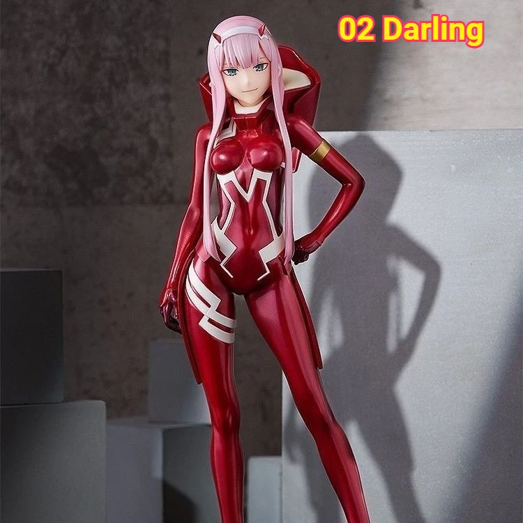 

Новая фигурка 02 из Darling In The FranXX, красивая девушка в костюме пилота, украшение для рабочего стола и шасси.