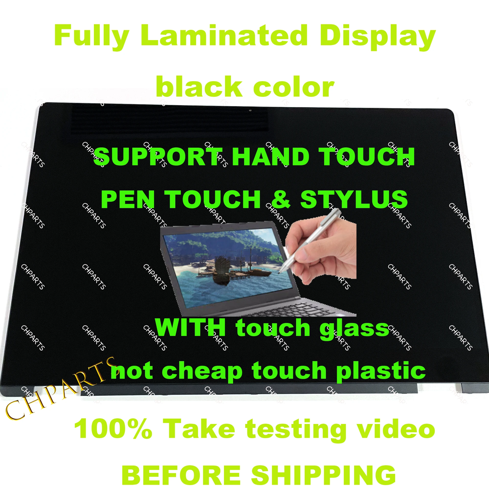 15.6'' LCD Display Touch Screen Glass Assembly FHD For hp Pavilion 15-dq Series 15-dq1050nia 15-dq1996nz TPN-W140 15 dq