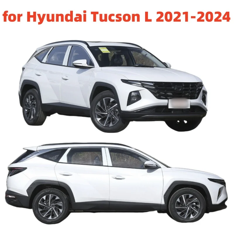 For Hyundai Tucson L 2021-2024 Cars Accessories Window Visor Rain Sun Guard Window Vent Deflector Weathershield Awnings Shelter view 6