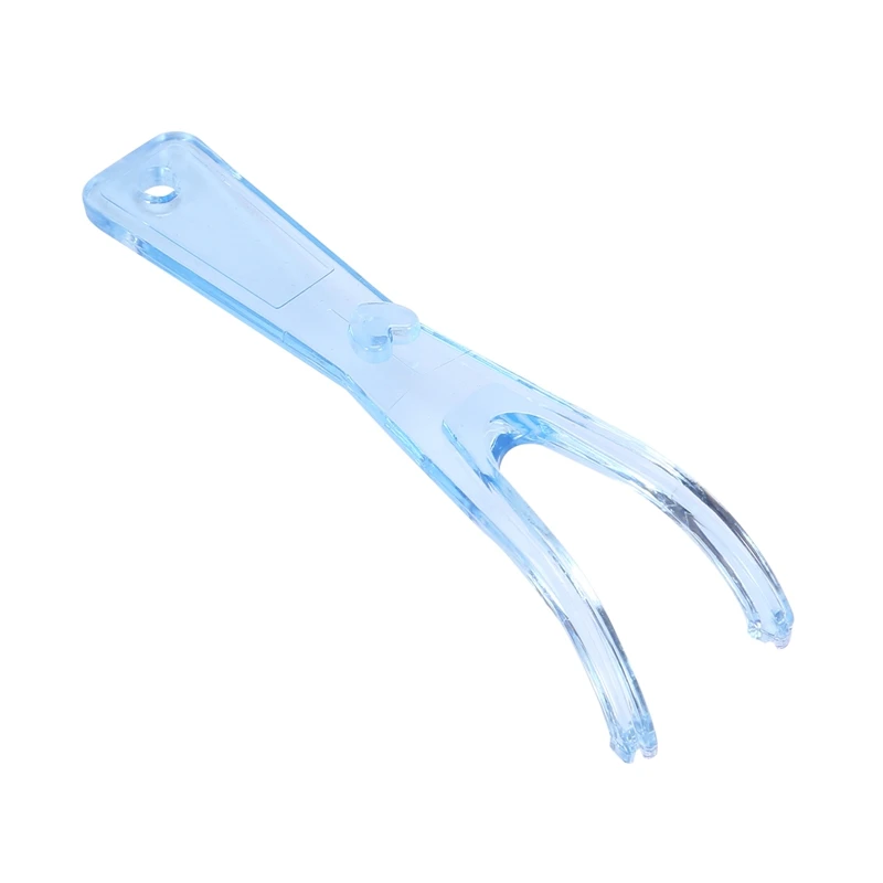 Soporte de hilo dental, ayuda para púas orales, cuidado Interdental, conveniente, duradero, Limpieza de dientes, azul, 2 uds.