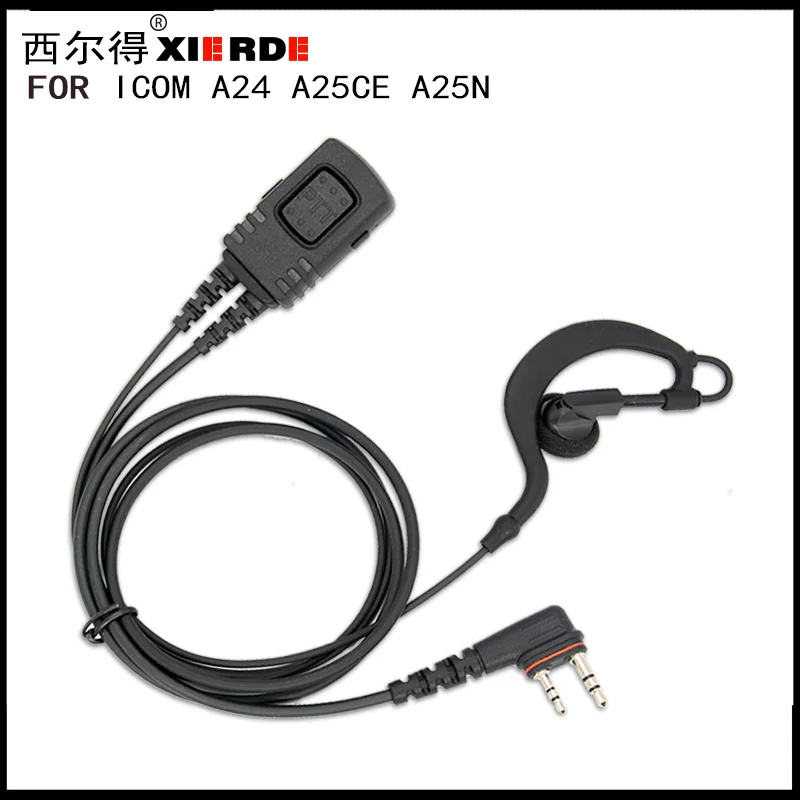 XIERDE Earplugs  Is Suitable For ICOM A25CE A25N A24 Walkie Talkie Earphones A25 Earphones