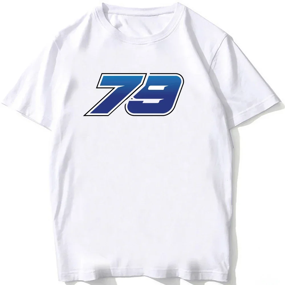 Ai Ogura 79 GP camiseta de montar Unisex suelta hombres de manga corta deporte niño Hip Hop Casual blanco Tops motocicleta jinete camisetas