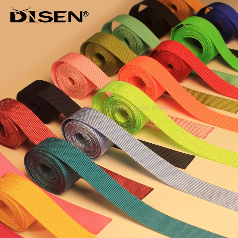 American Pattern Imitation Nylon Webbing Tape Pet Collar Pull Rope Tape Safety Belt Sewing Bias Accessories
