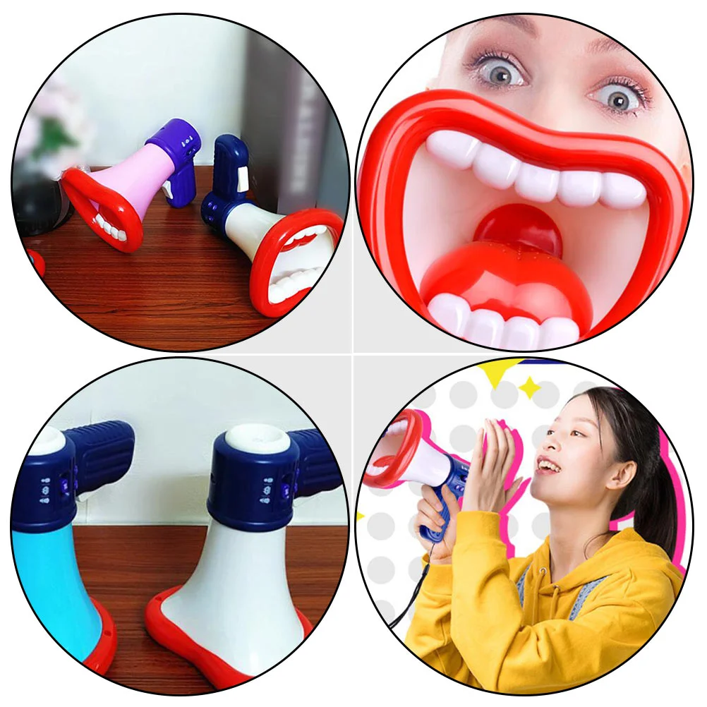 Funny Voice Changing Speaker Changer Megaphone Robot Toys Childrens Recording Trumpets Portable Hand-held Horns Toddler