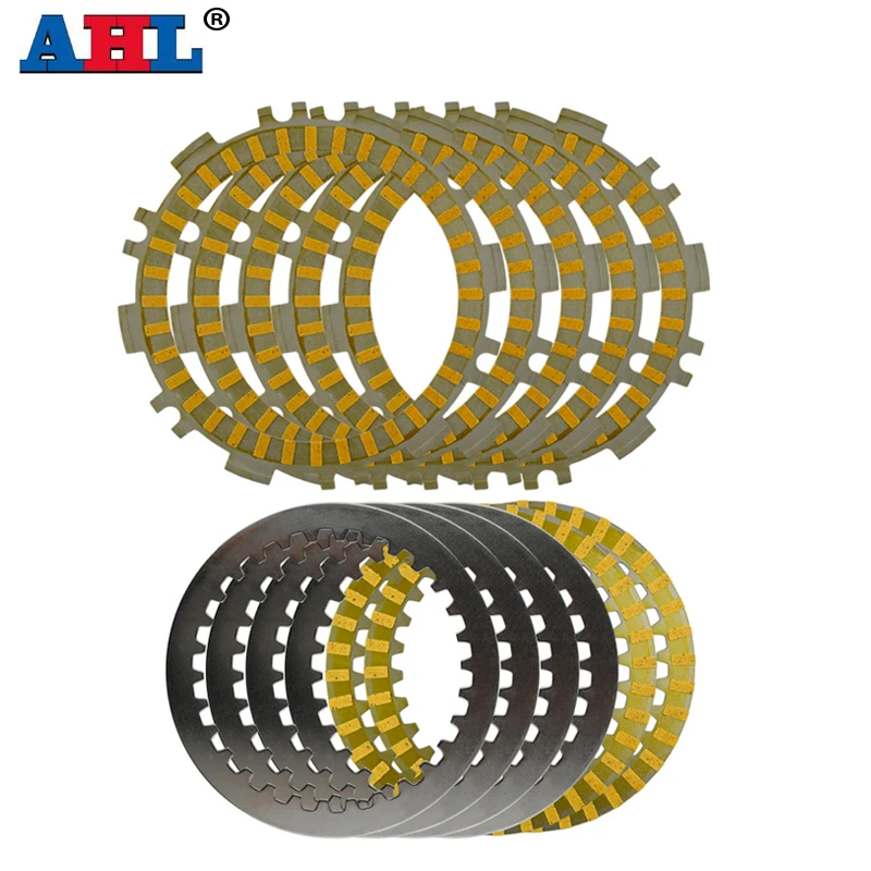 

AHL Motorcycle Clutch Friction Plates & Steel Plates Kit For YAMAHA T-MAX 500 XP500 5GJ-16325-10-00 5GJ-16324-00-00