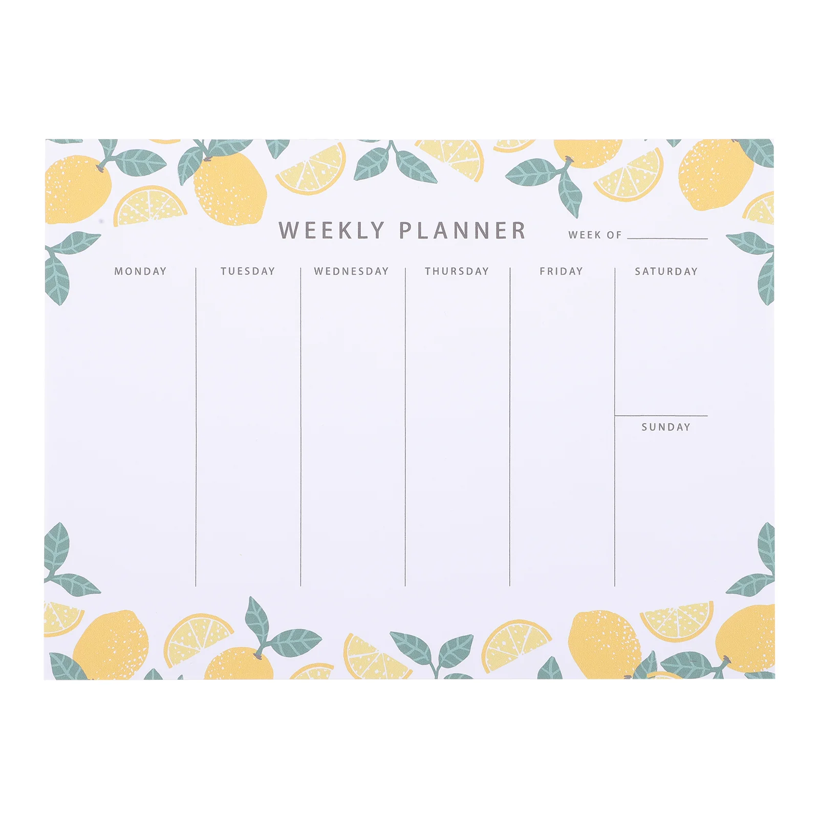 

Weekly Planner Tear-off Notepad Planning for Schedule Spiral Notebook Desk Paper