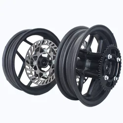 10inch Front And Rear Rims With Brake disc Plate 190MM and Sprocket #420 For Dirt Pit Bike Refitting Racing Bike Wheels