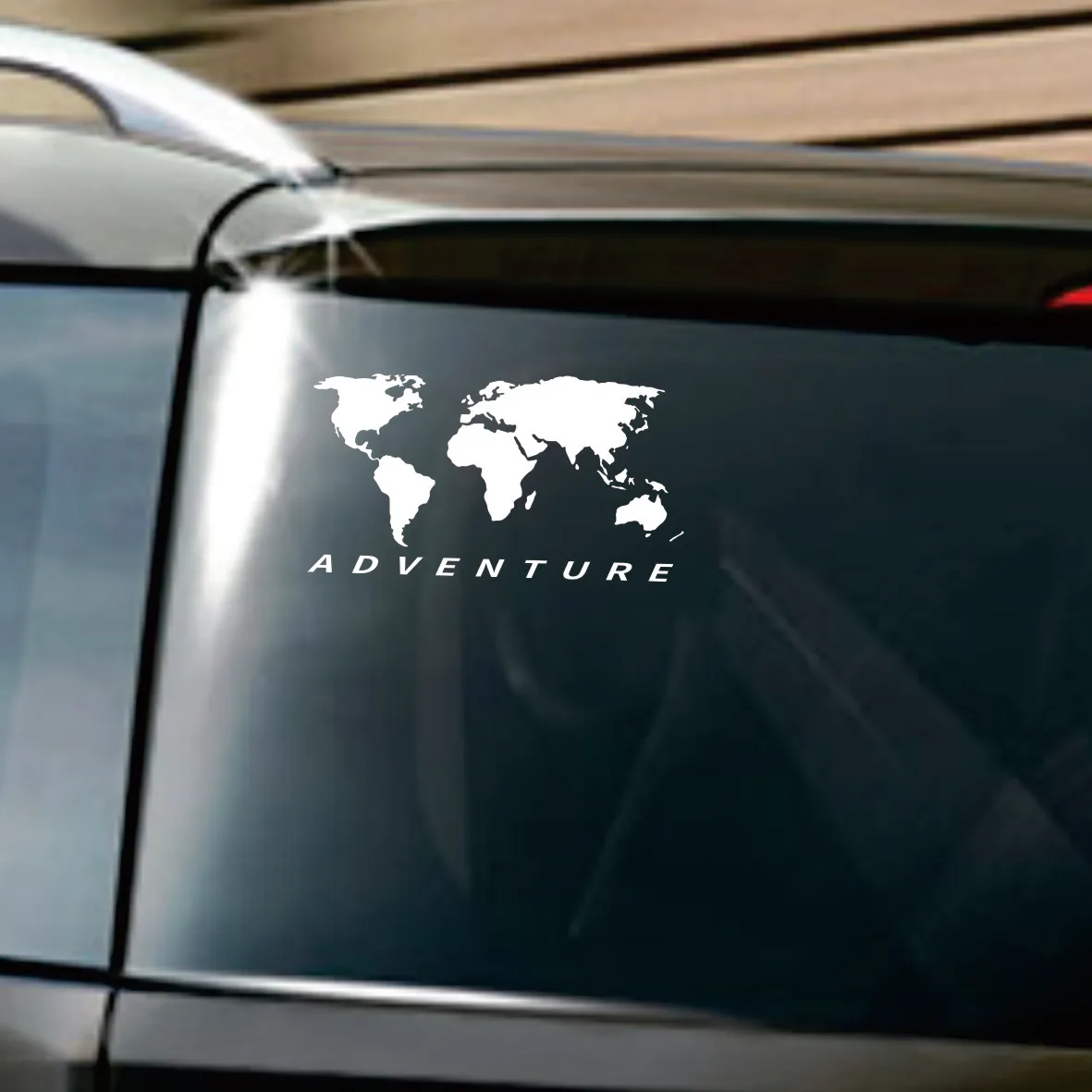 World Map Universal Auto Sticker Art Auto Motorcycle Trucks Racing SUV Bumper Laptop Suitcase Vinyl Decal