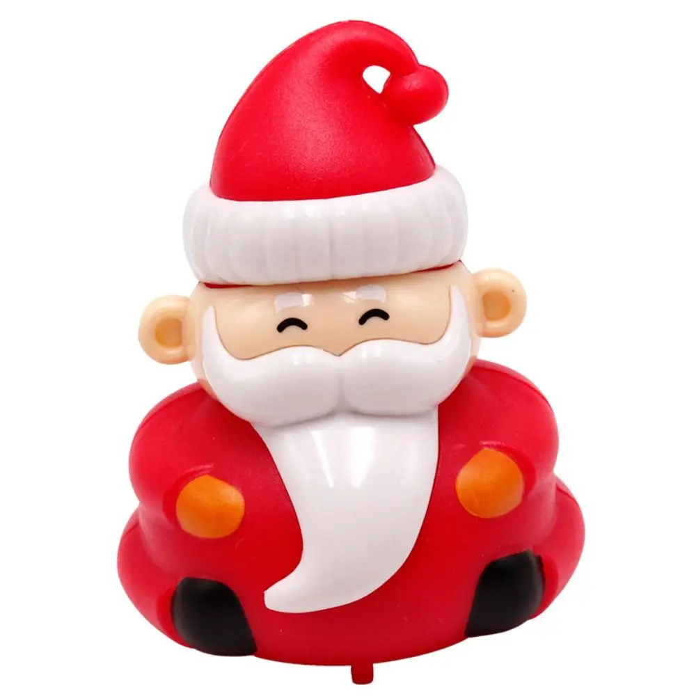 Crianças brinquedo árvore de natal puxar para trás decoração do carro dos desenhos animados boneco de neve carro brinquedos bonito plástico santa veículo brinquedo crianças presente saco