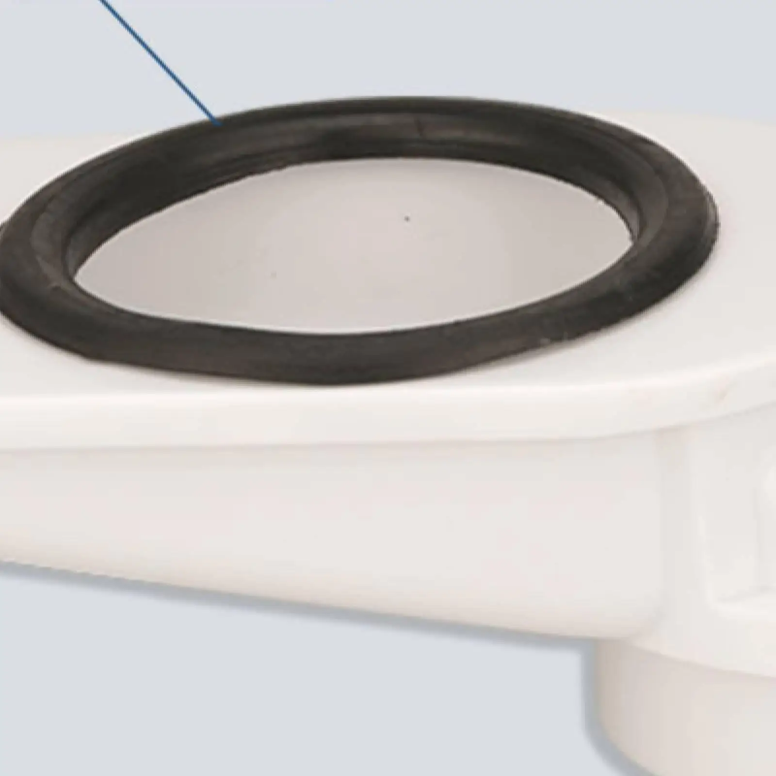 Offset Toilet Flange PP Rubber Adjustable Reposition Kit Fits 96 to 110 Mm Drain Tube Bathroom Repair