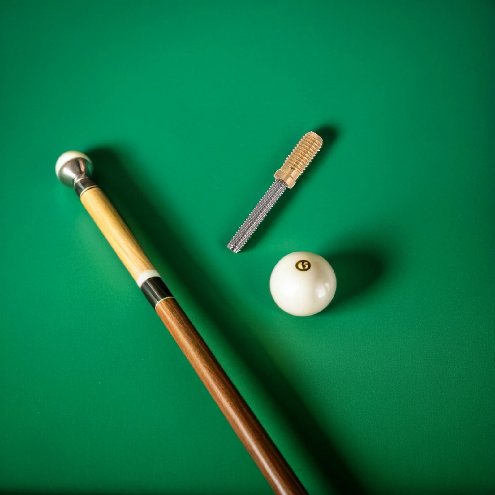 

1pcs Billiards Pool Joint Pin 14-Tooth Enhanced Connector For Cue Stick Extension Durable Pool Cue Joint Protector Compatible